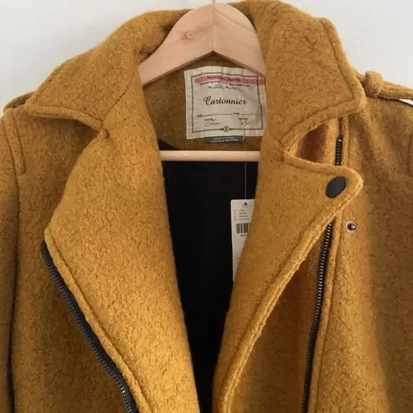 Anthropologie Sasha Boucle Wool Moto Cartonnier Jacket - Picture 7 of 16